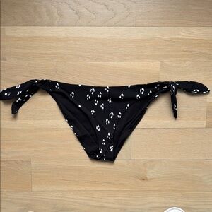 Black and White Women's Swim Bottom